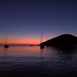 Elba, tramonto a Capo d'Enfola